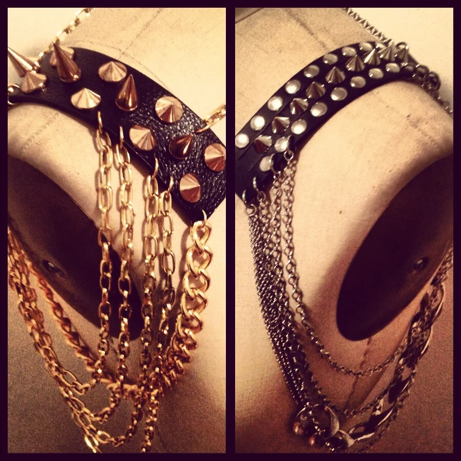 Leather.Metal Shoulder Harness