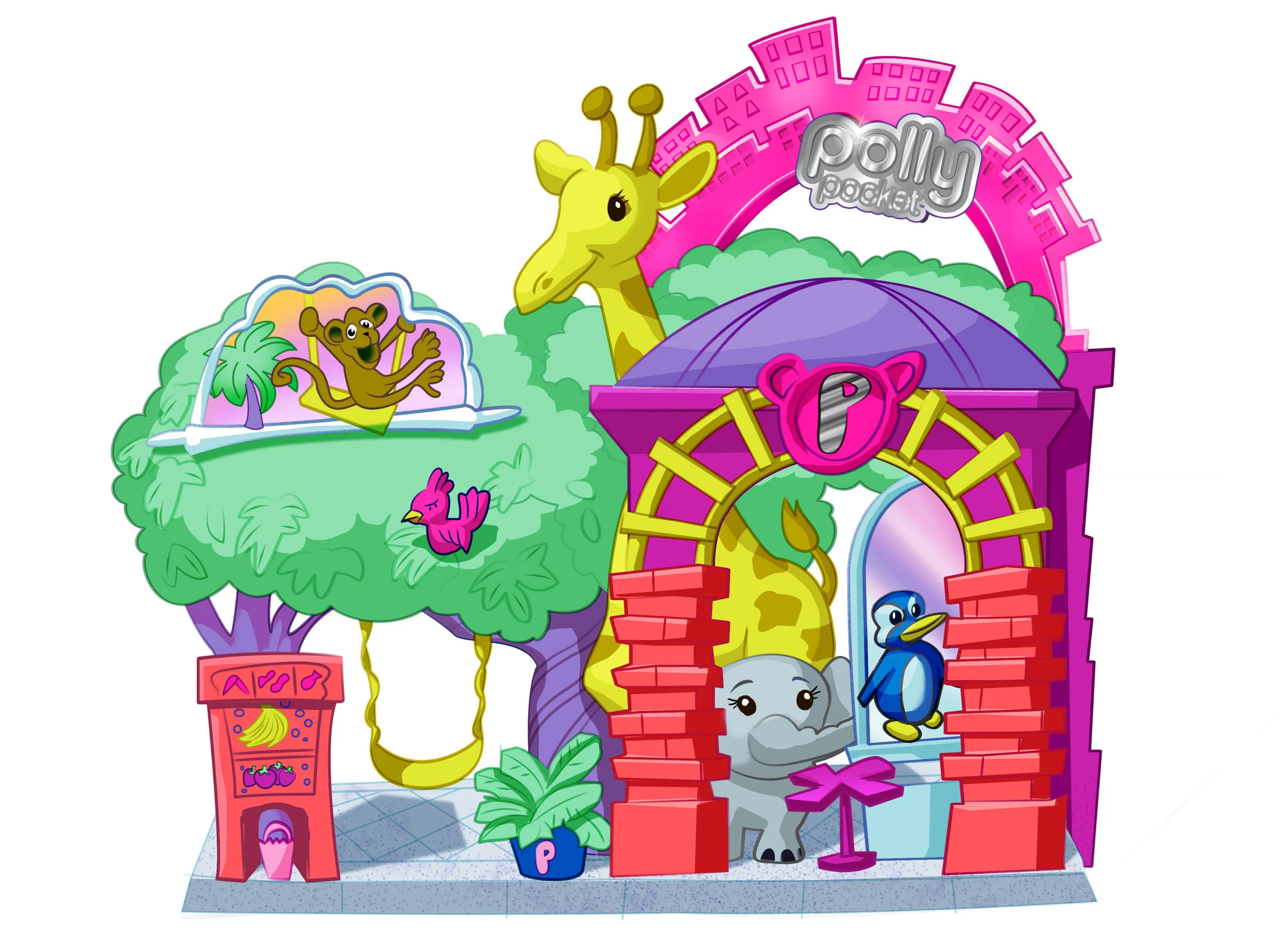  Polllyville City Zoo- Color rendering 