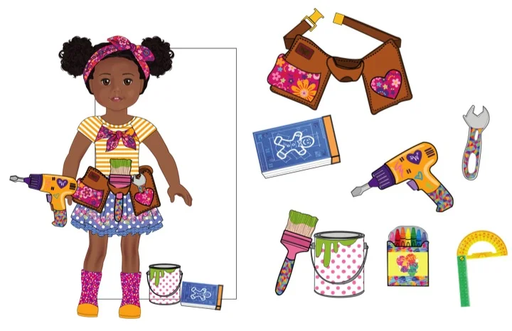 Character with Accessories Rendering