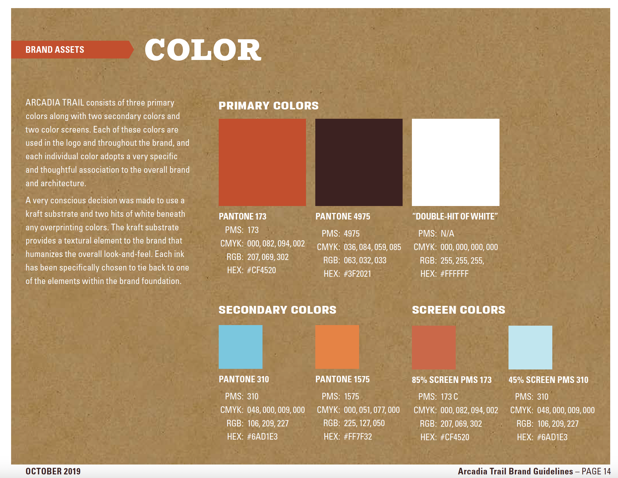  Arcadia Trail Brand Style Guide Design 