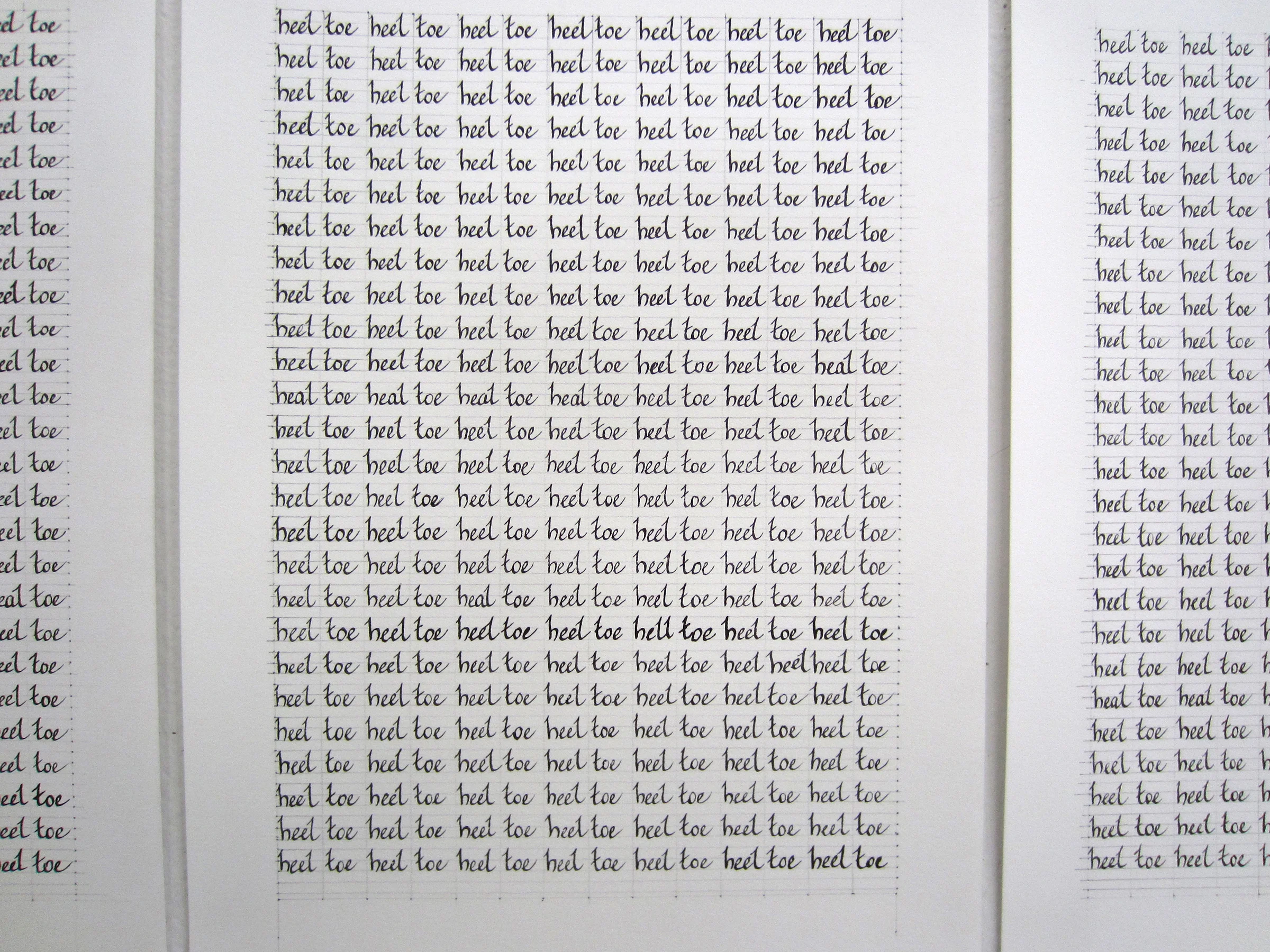 untitled ( heel and toe ) - detail image