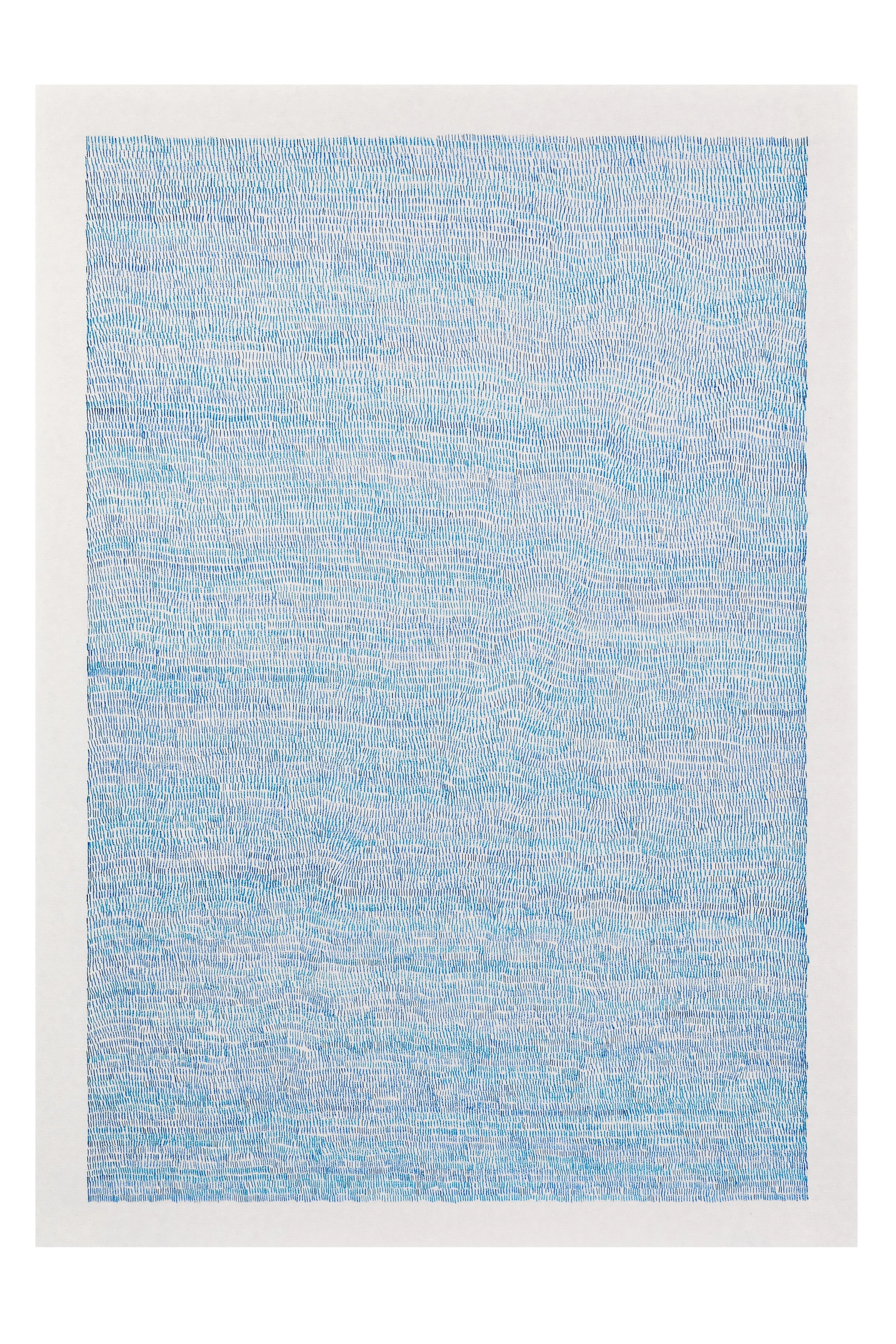 holding on to 105142 lines of blue - detail