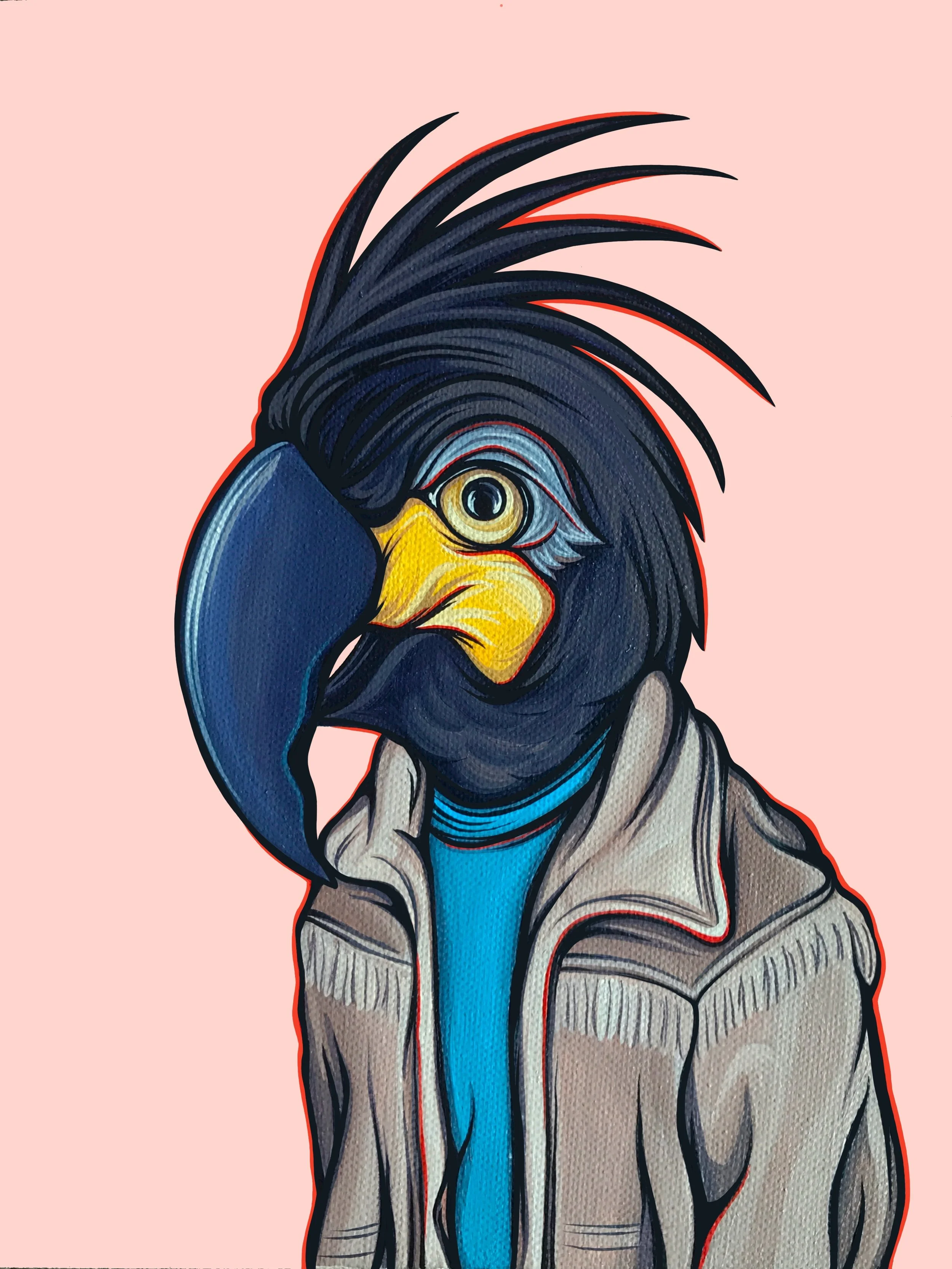 Bird In Your Dad’s Jacket: Toucan