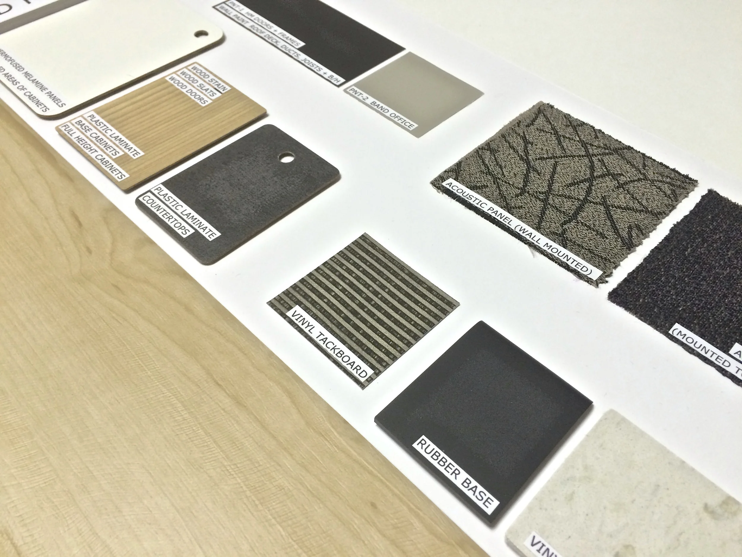  approved color board 