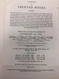 Sotheby's notice