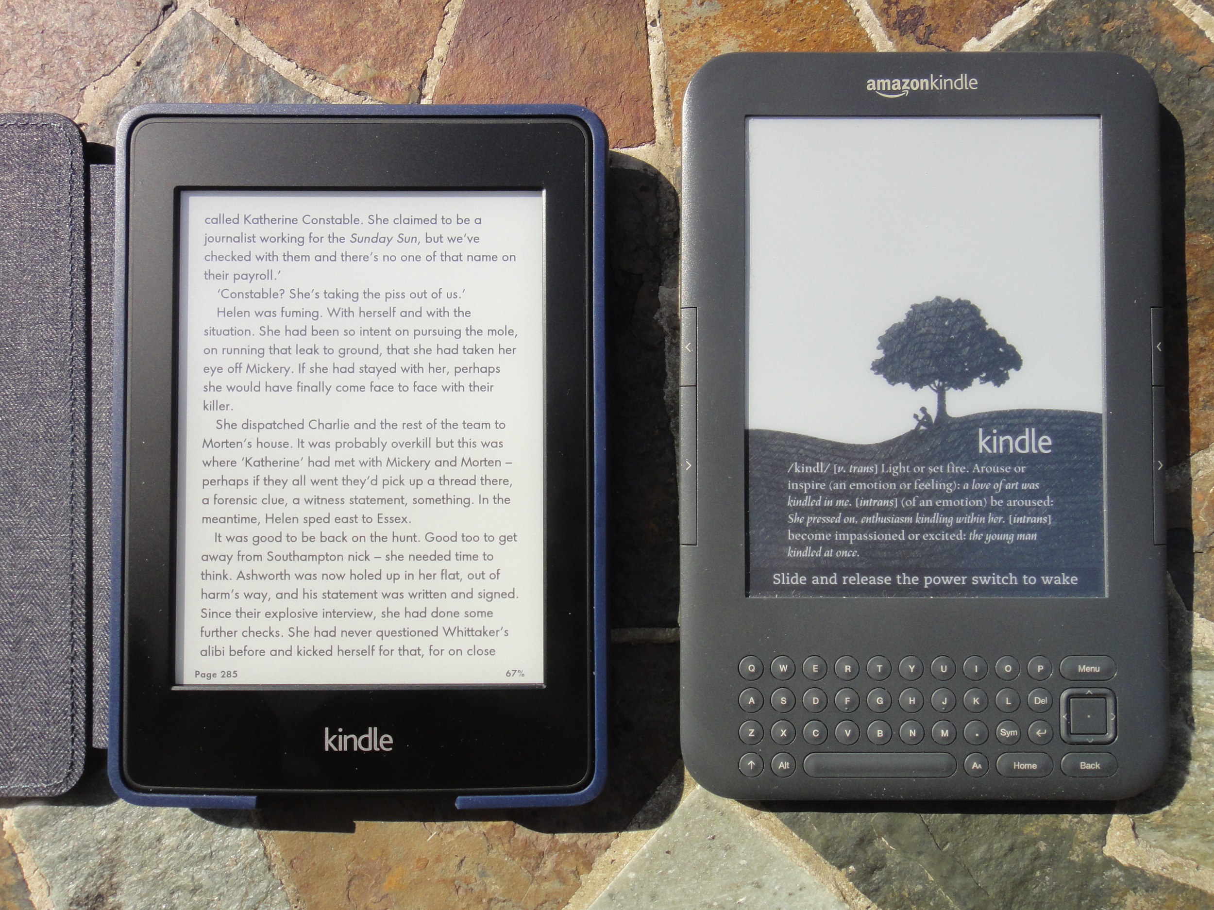 Amazon Kindle Keyboard Vs Paperwhite Dependent On Gadgets