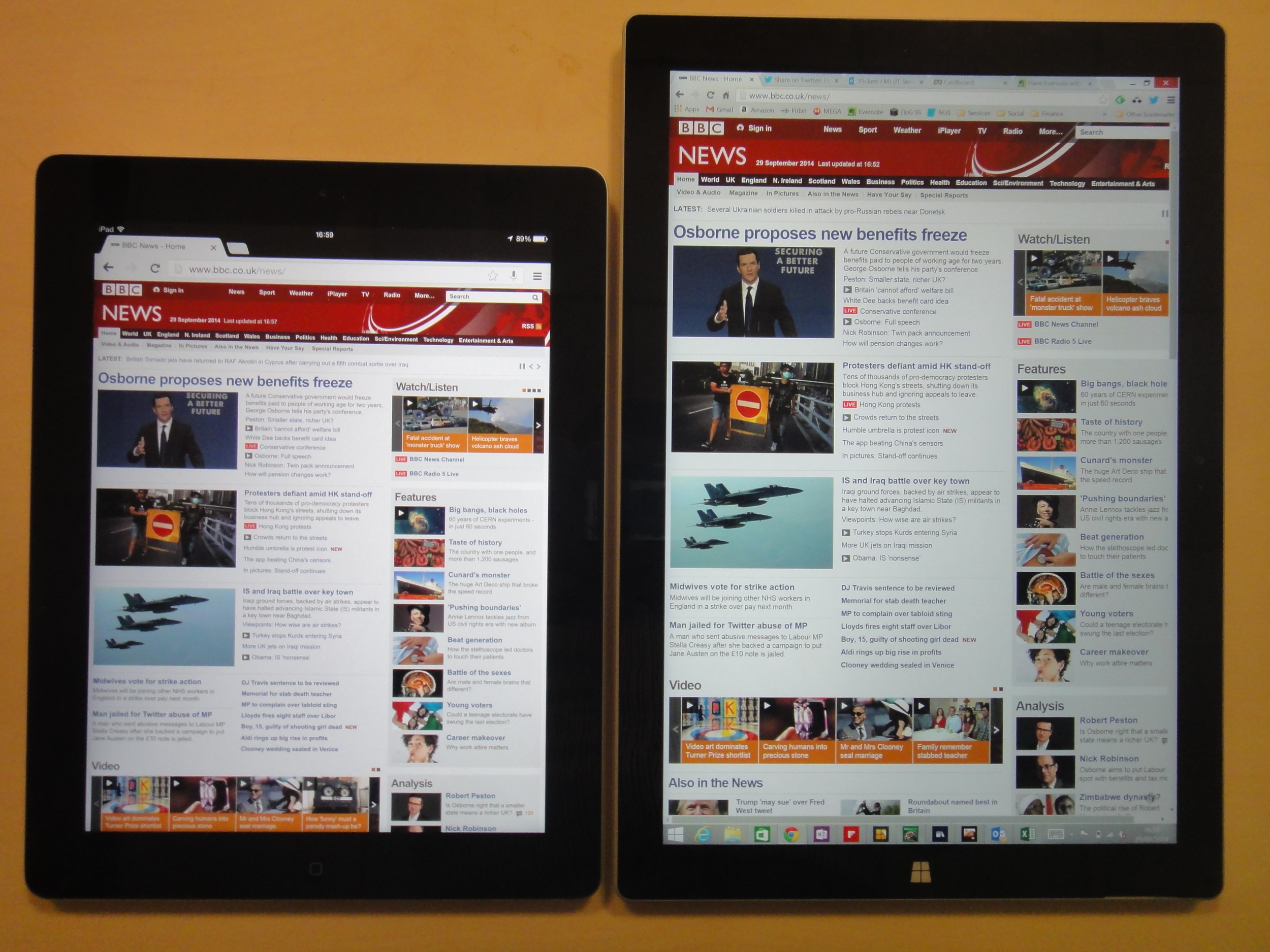 iPad Vs Surface 3