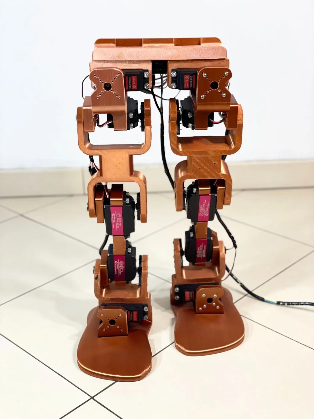Robot Leg Layout Build your 3D Printed Humanoid Robot using our Documentation — Youbionic