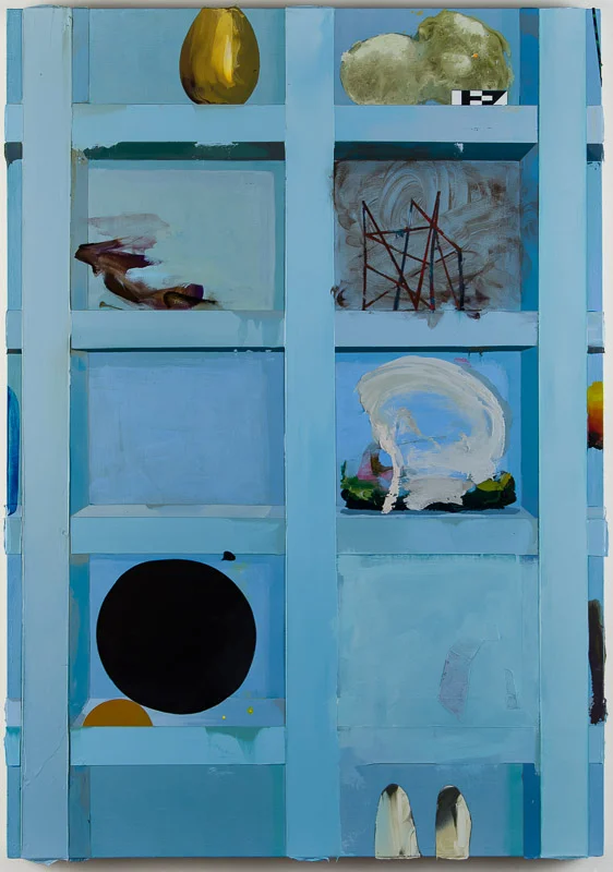 Wünderkammer 2014 acrylic on canvas 35" x 24.5"
