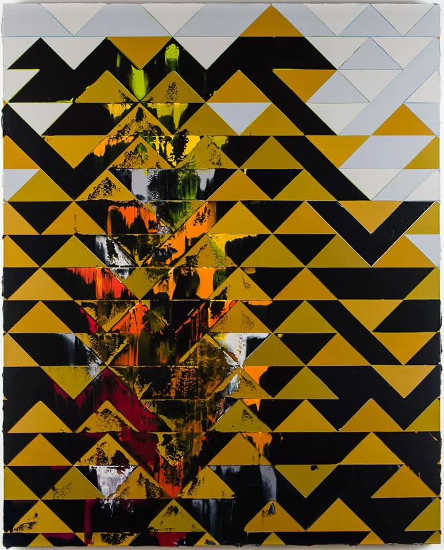 Reactions 2013 acrylic on canvas 41" x 33.25"