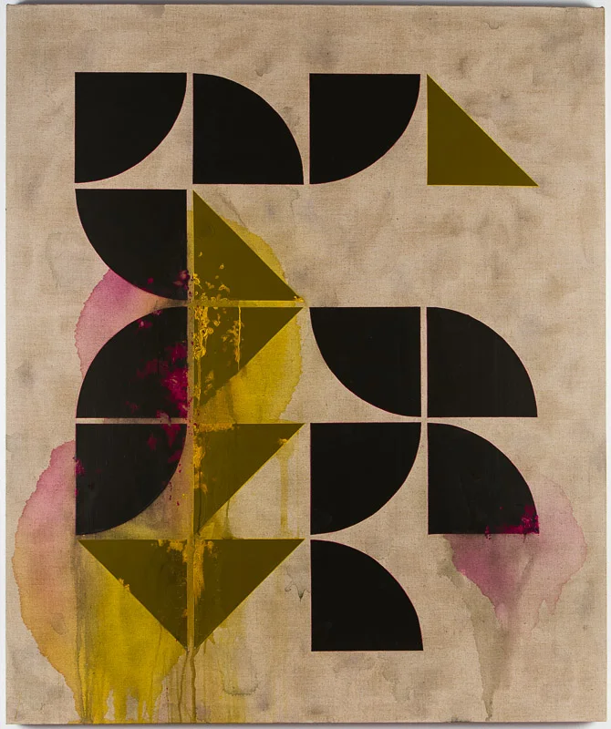 Systems Thinking 2014 acrylic on linen 57.5" x 48"