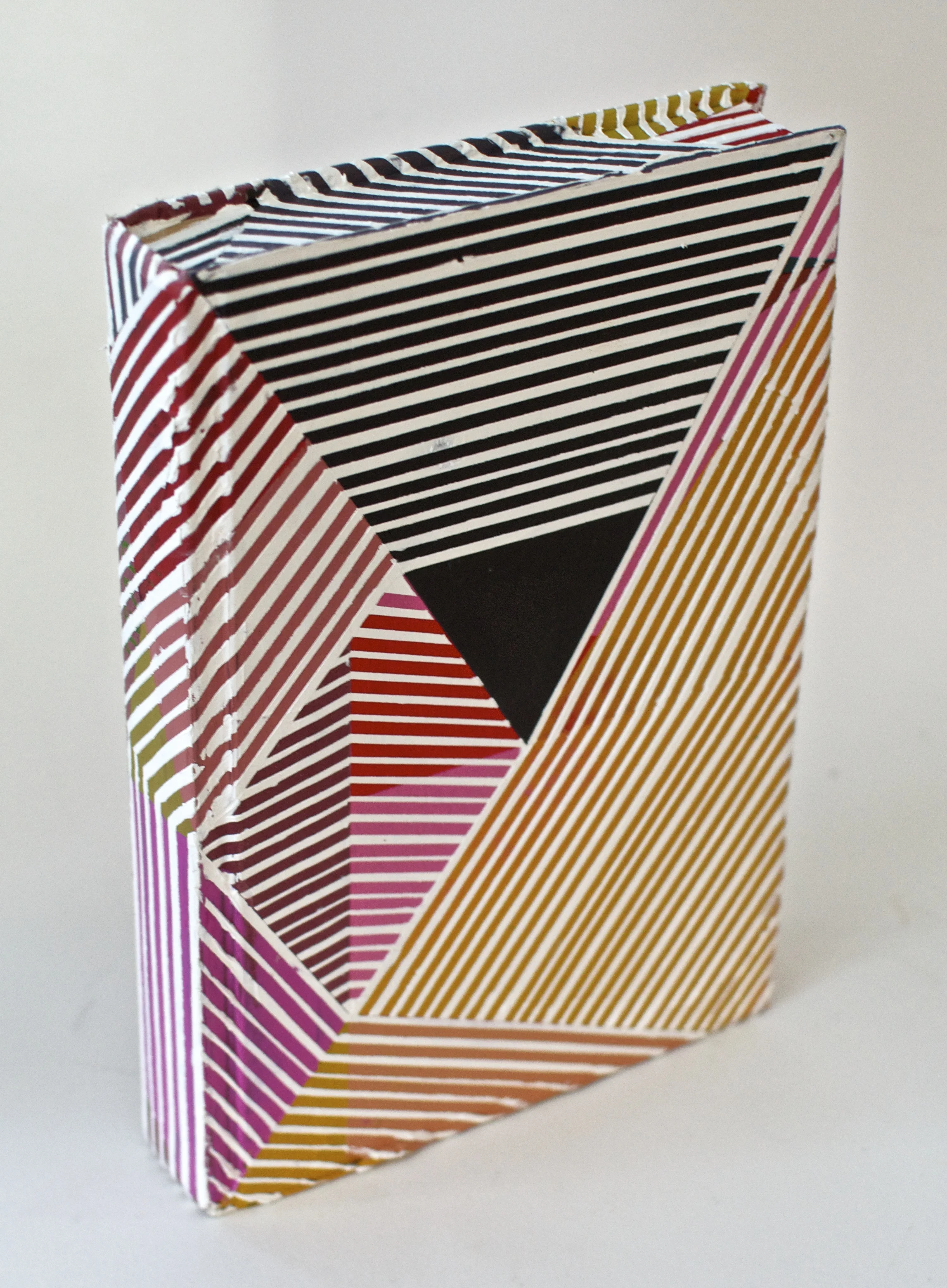 Dead Reckoning 2016 acrylic on found book 9.25 x 6.5 x 1.5