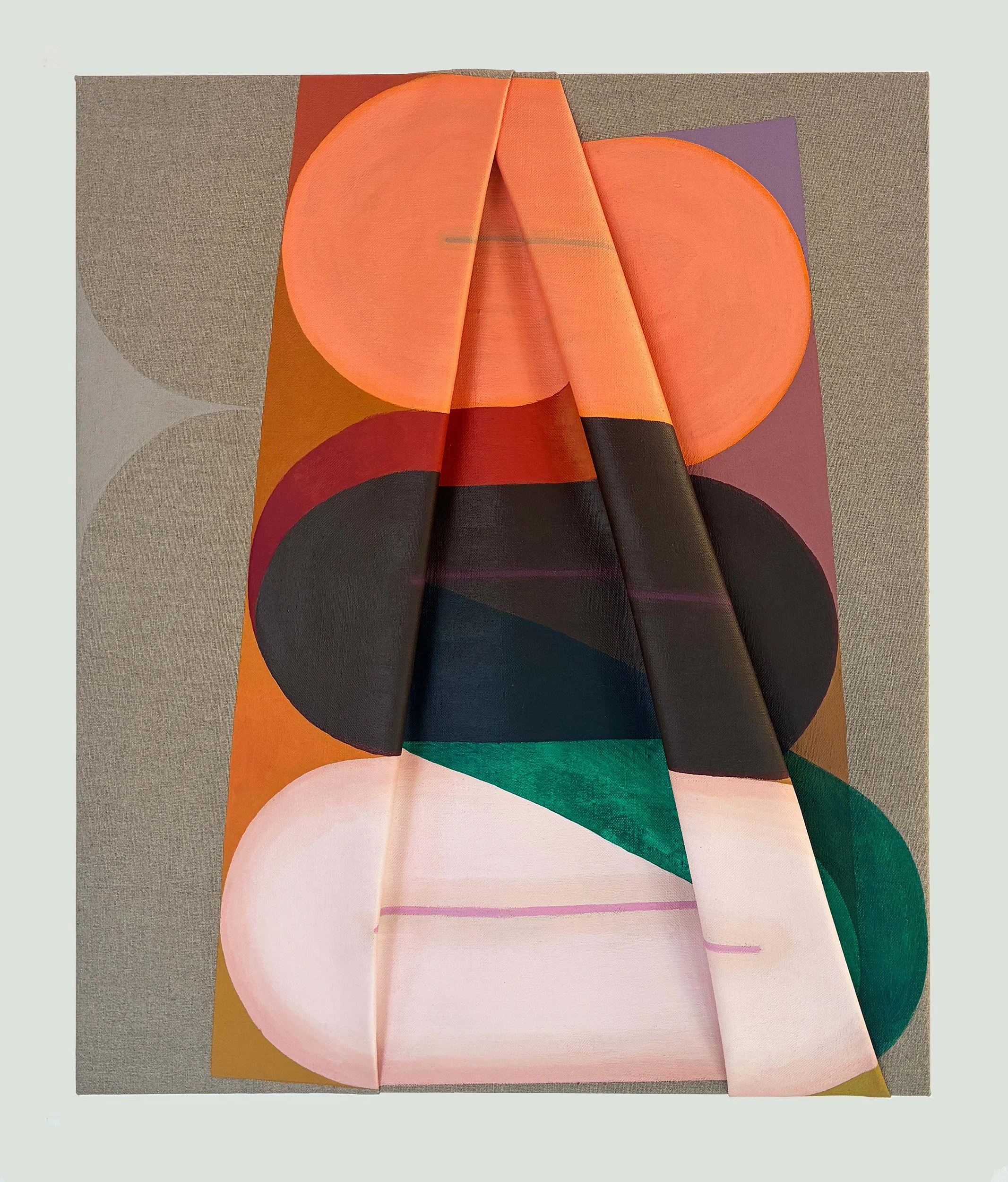 How We Talk 2026, acrylic on linen, 24 x 20in