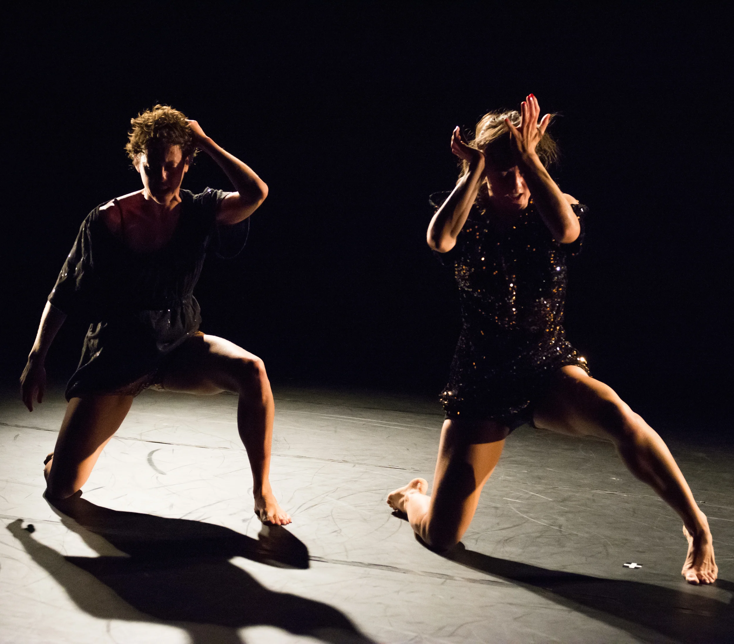 sure, i'm sure from The Yard's Follies: Women Dance the Comic 2015 Performed by Courtney Drasner & Donnell Oakley Photo by Sally Cohen (c)