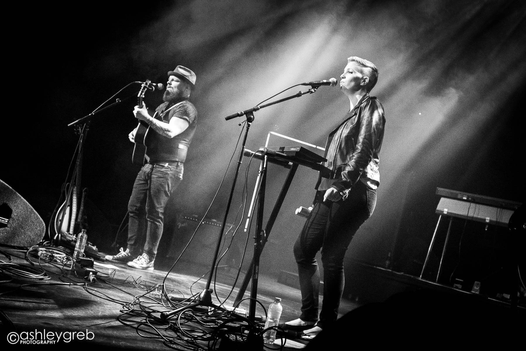  Venlo, The Netherlands. 20th April 2019. Jack & Maja Burton, supporting Hannah Williams & The Affirmations, live at Grenswerk. 