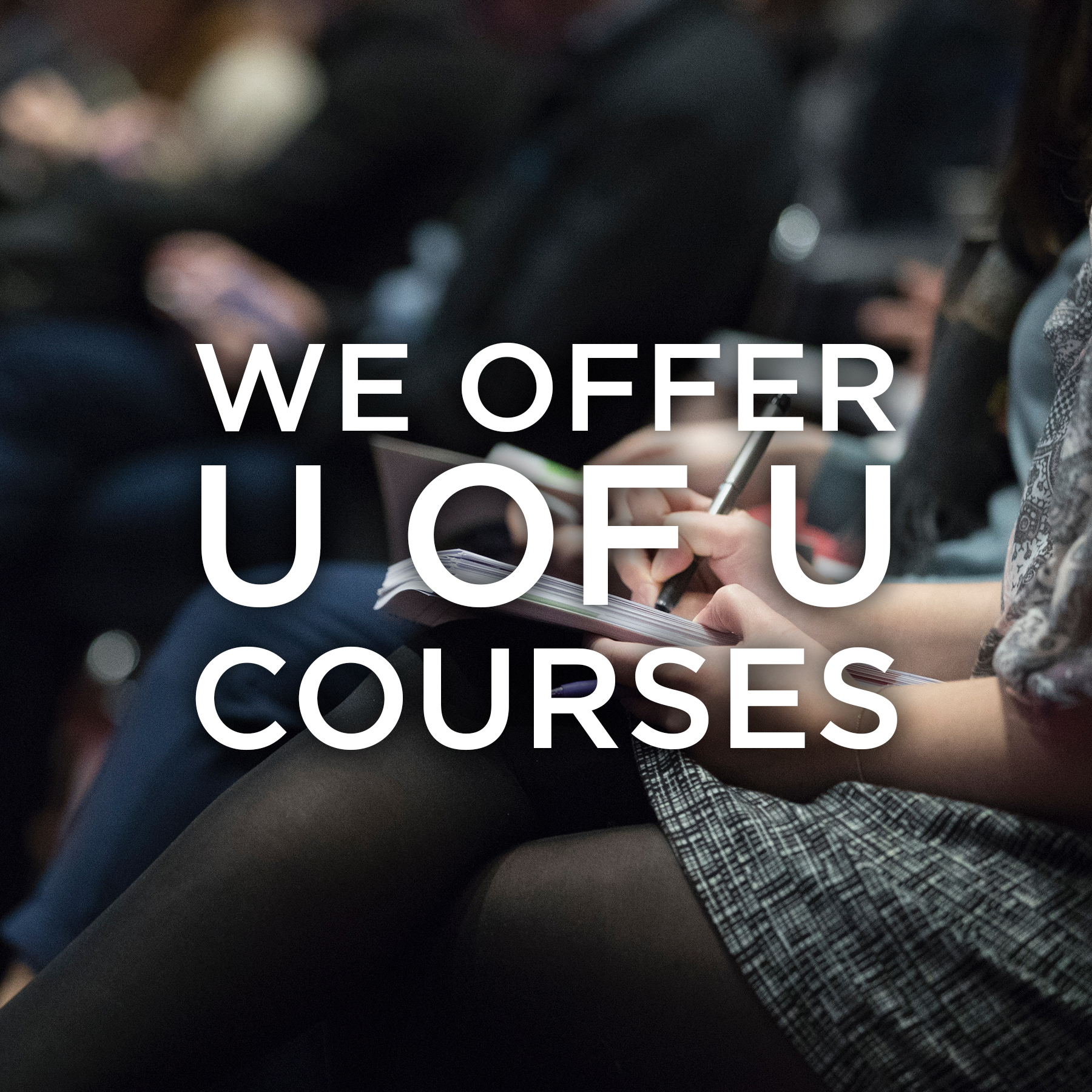 We provide University classes that help promote a better understanding of the world. Learn More