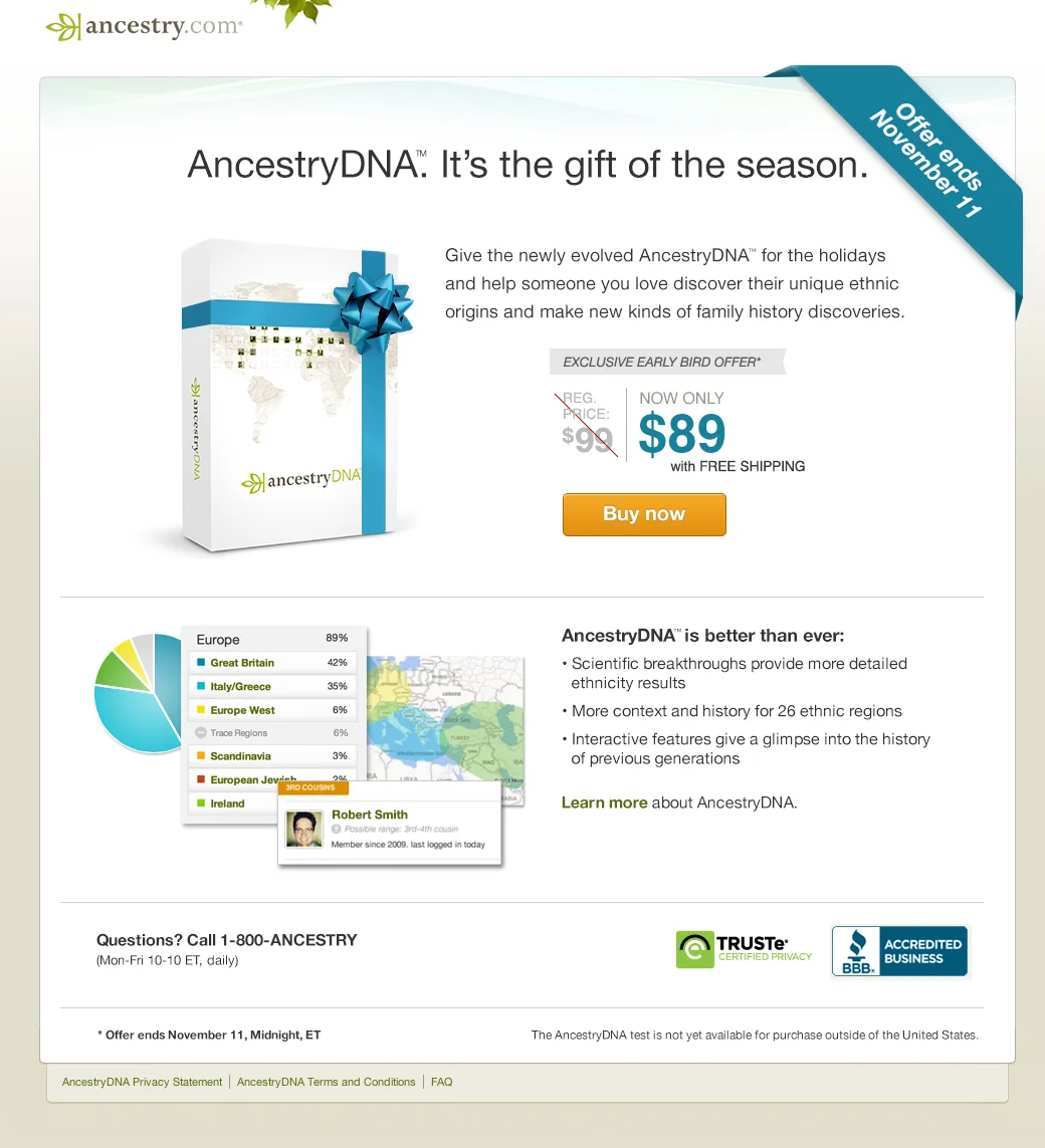 DNA Offer Page