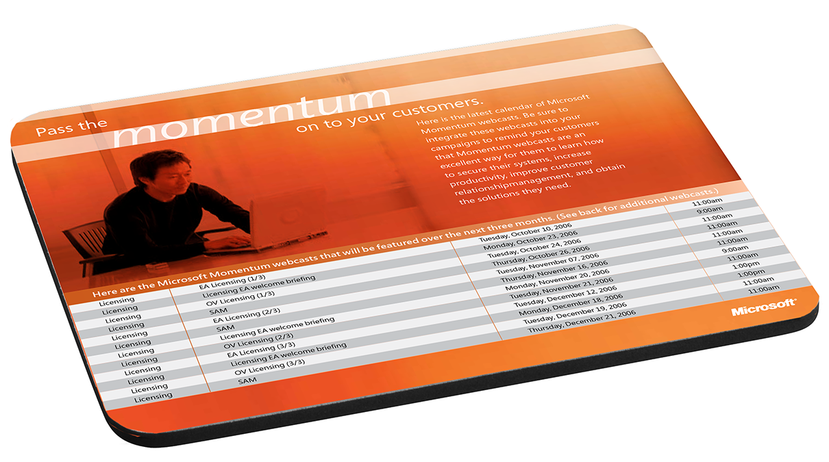 Microsoft Momentum Mousepad