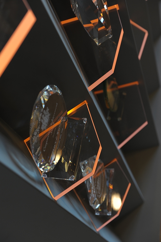 Awards display