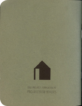 FieldWorks Field Guide, 2004, Project Row Houses, Karen Atkinson, Nancy Ganecheau, Jane Jenny. Back Cover.