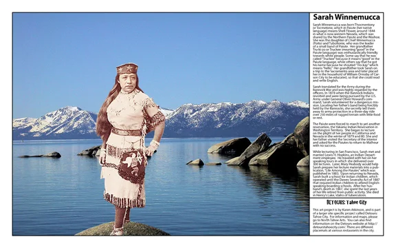 Sarah Winnemucca from Women of Tough Terrain from Detours: Tahoe City by Karen Atkinson
