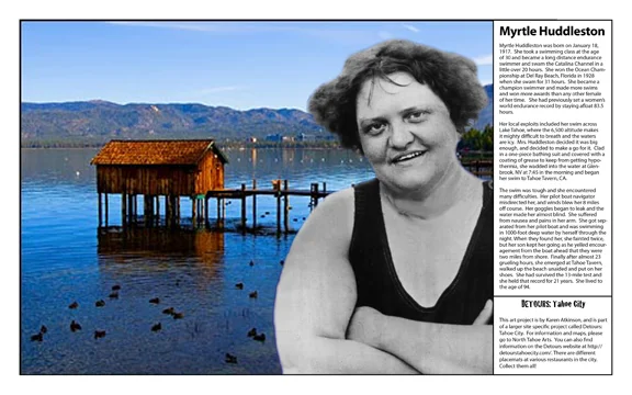 Myrtle Huddleston from Women in Tough Terrain, Detours: Tahoe City by Karen Atkinson