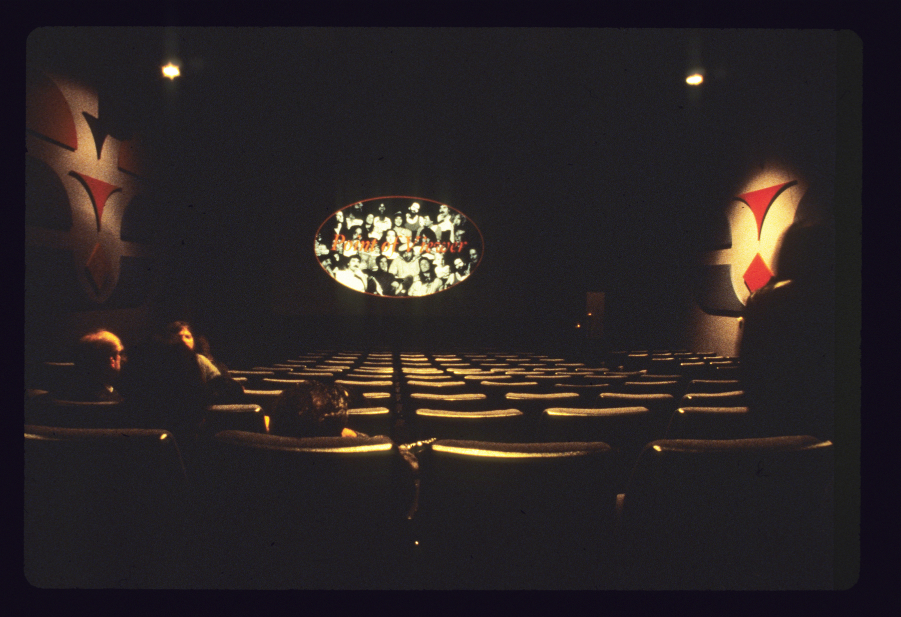 Karen Atkinson, "Point of View(er)" theater projection, Projections: intermission images
