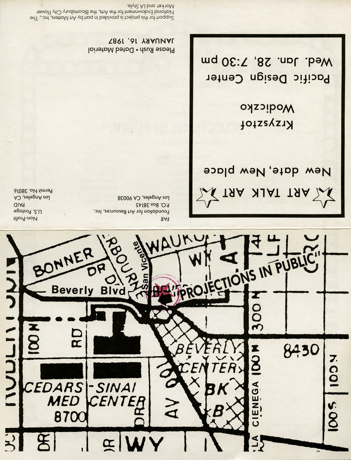 Projections in Public: Los Angeles Invite, Side A