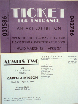Admits Two Exhibition Invite
