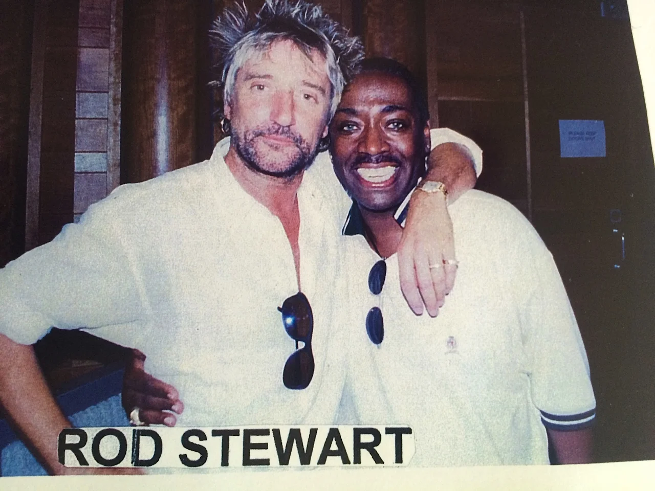 Rod Stewart and Kenn
