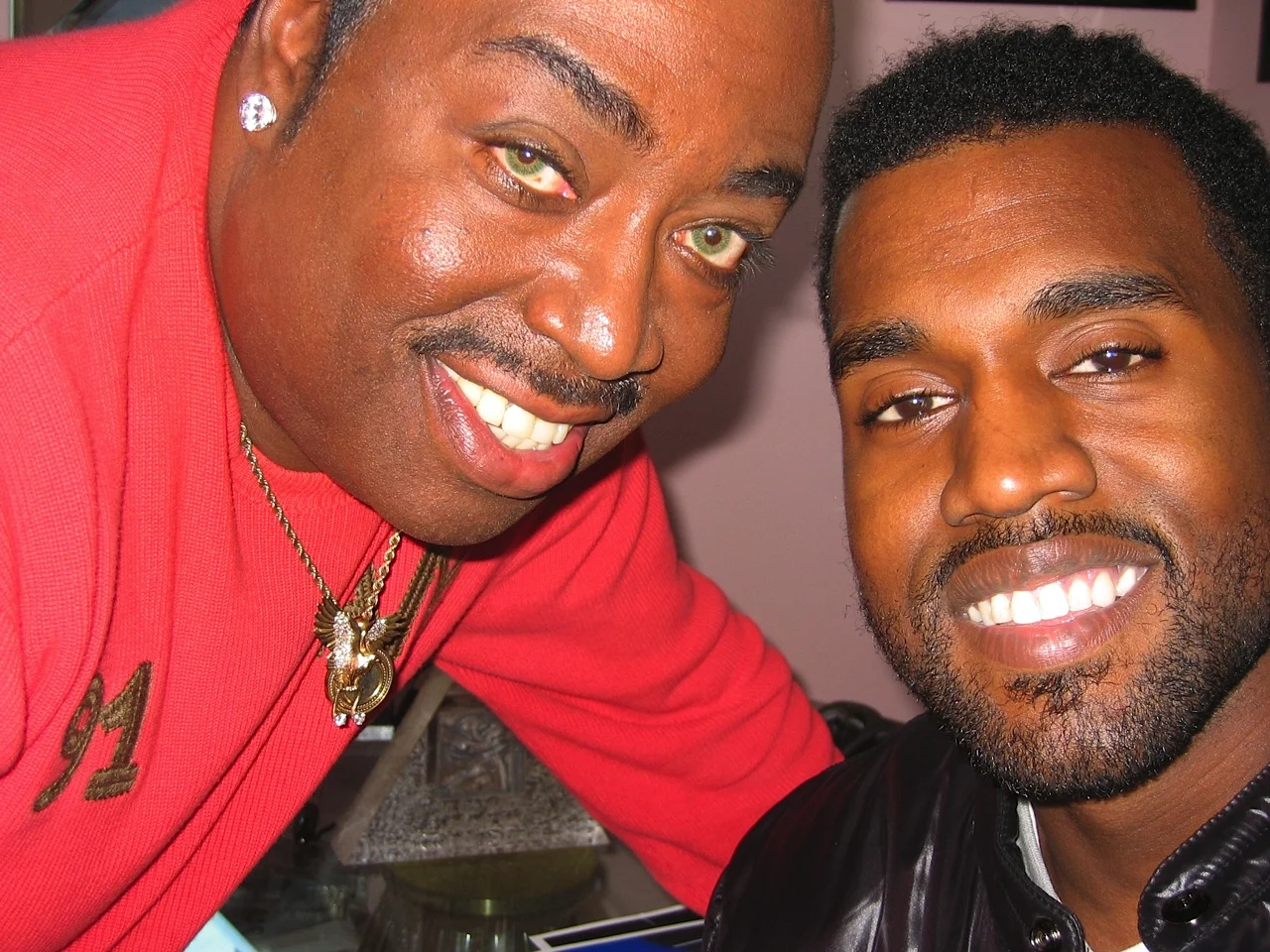 Kenn with Kanye West