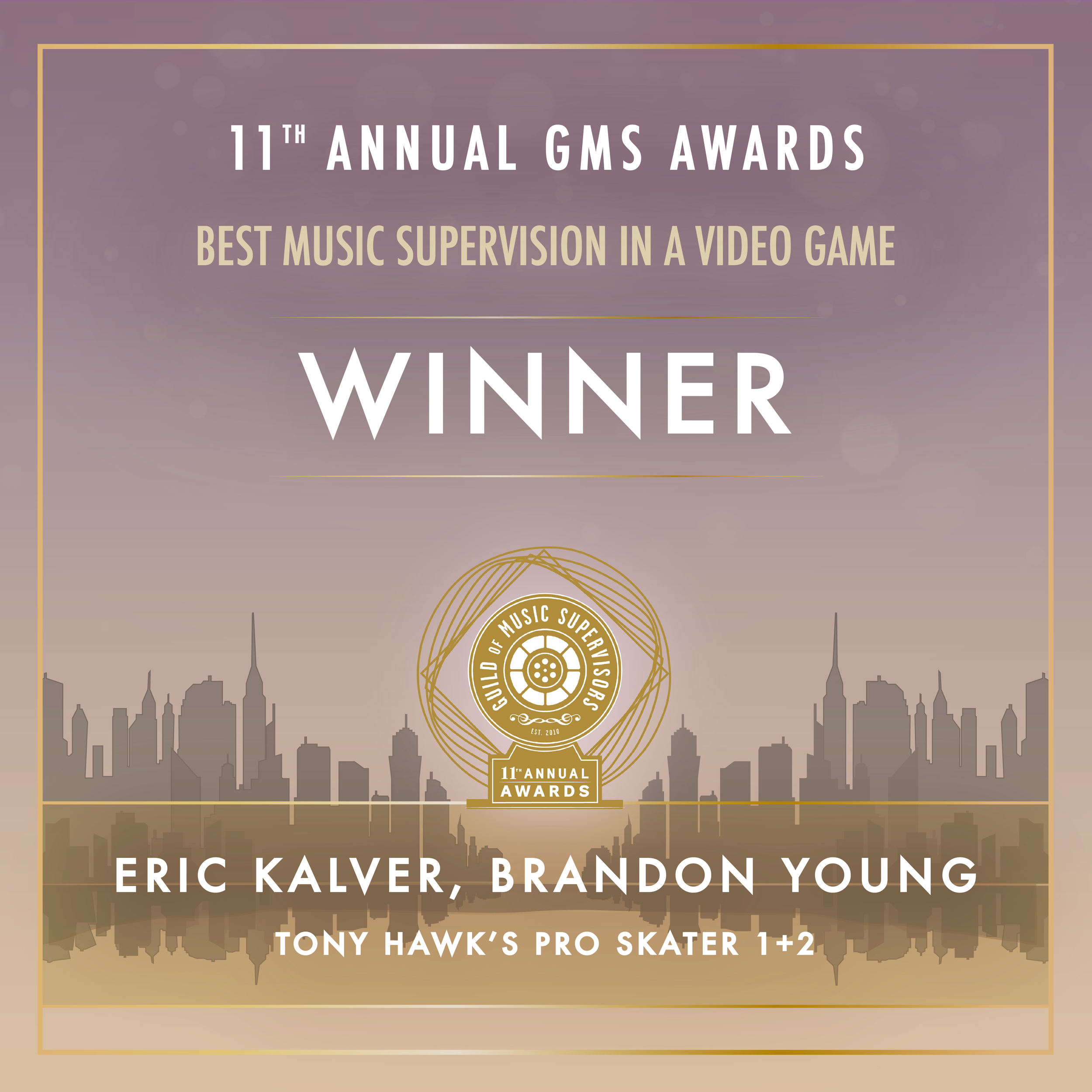 (16) Best Music Supervision Video Game (square) Winner Announce Flyer Mock - Selects _ GMS Awards 2021-01.png
