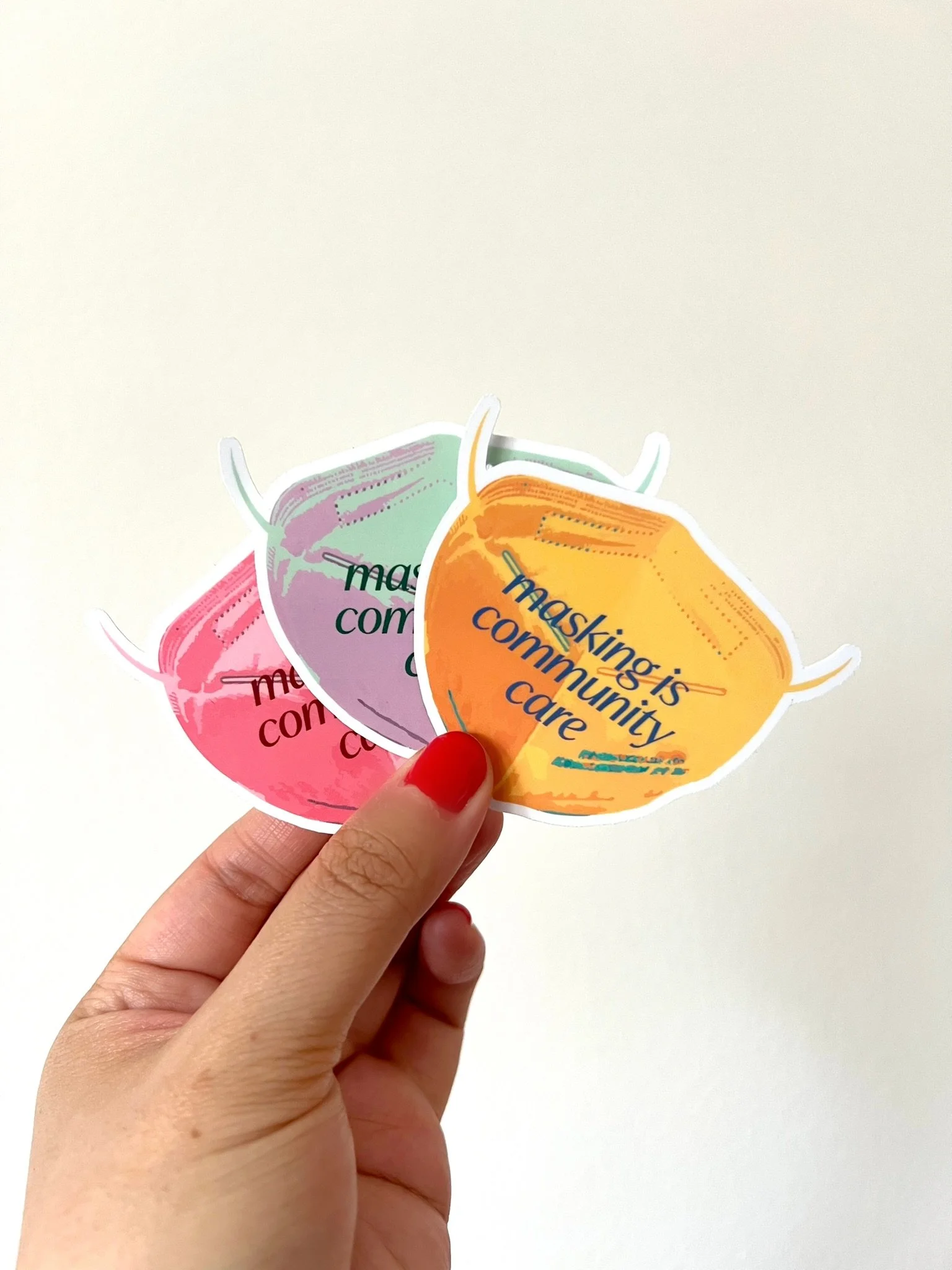 Masking is Community Care Sticker