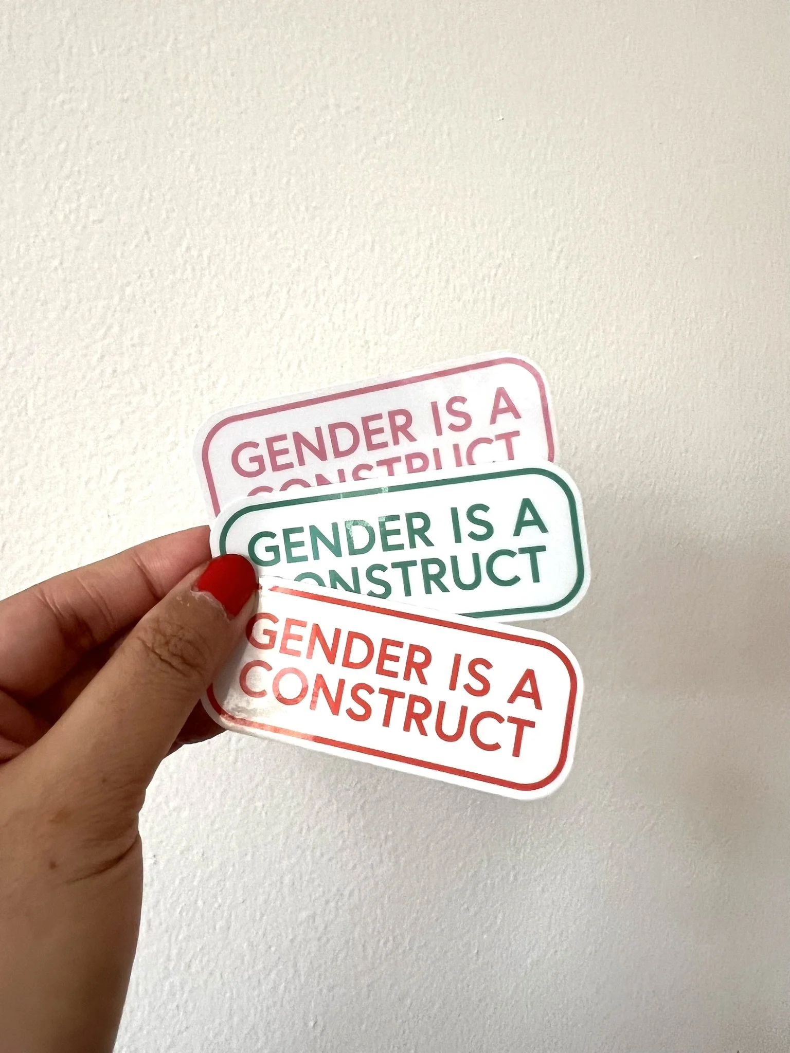 Gender is a Construct Sticker