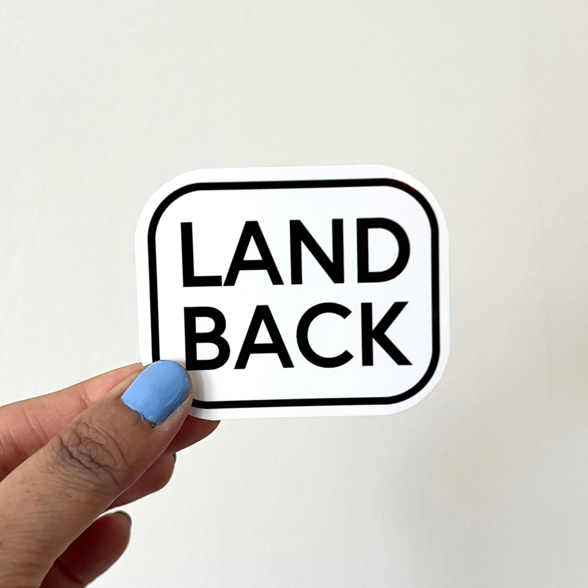 Land Back Sticker
