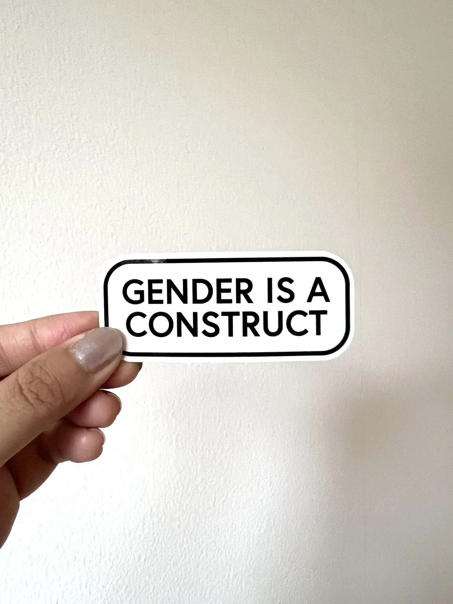Gender is a Construct Sticker