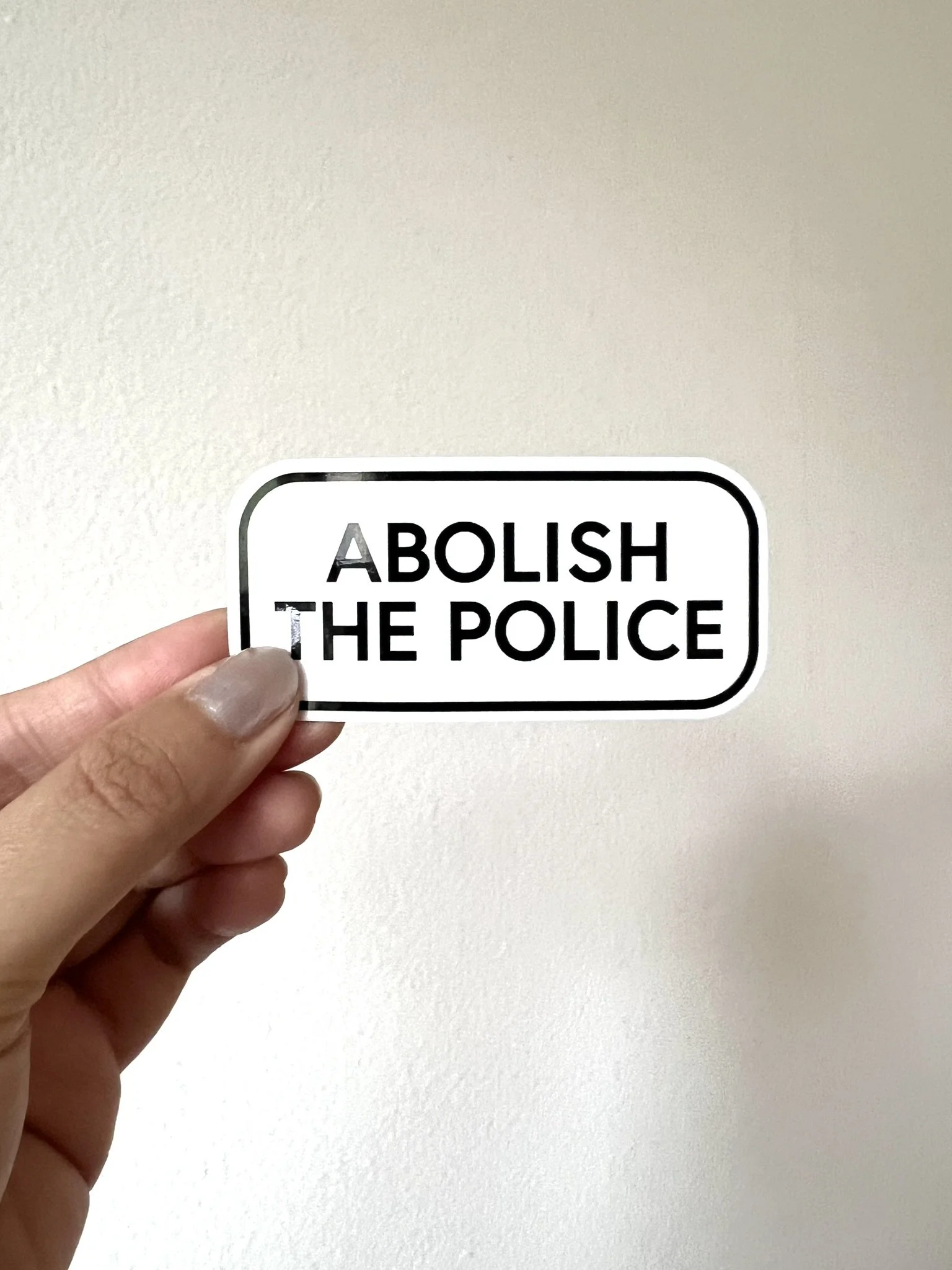 Abolish the Police Sticker