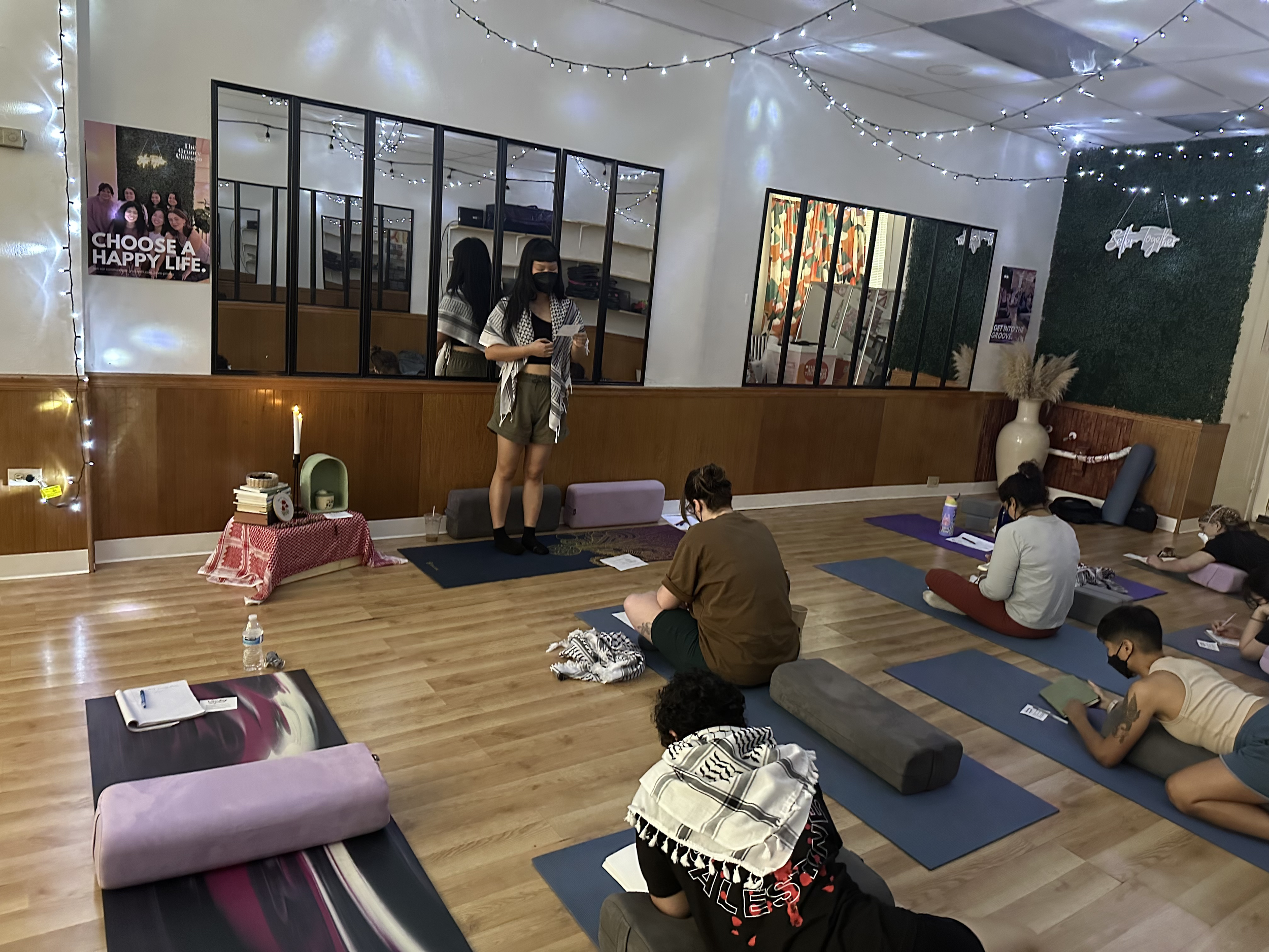 June 8, 2024 / Rage & Release - co-hosted with Amera Al-Ali / Yoga, Meditation, and Journaling Workshop / Chicago, IL