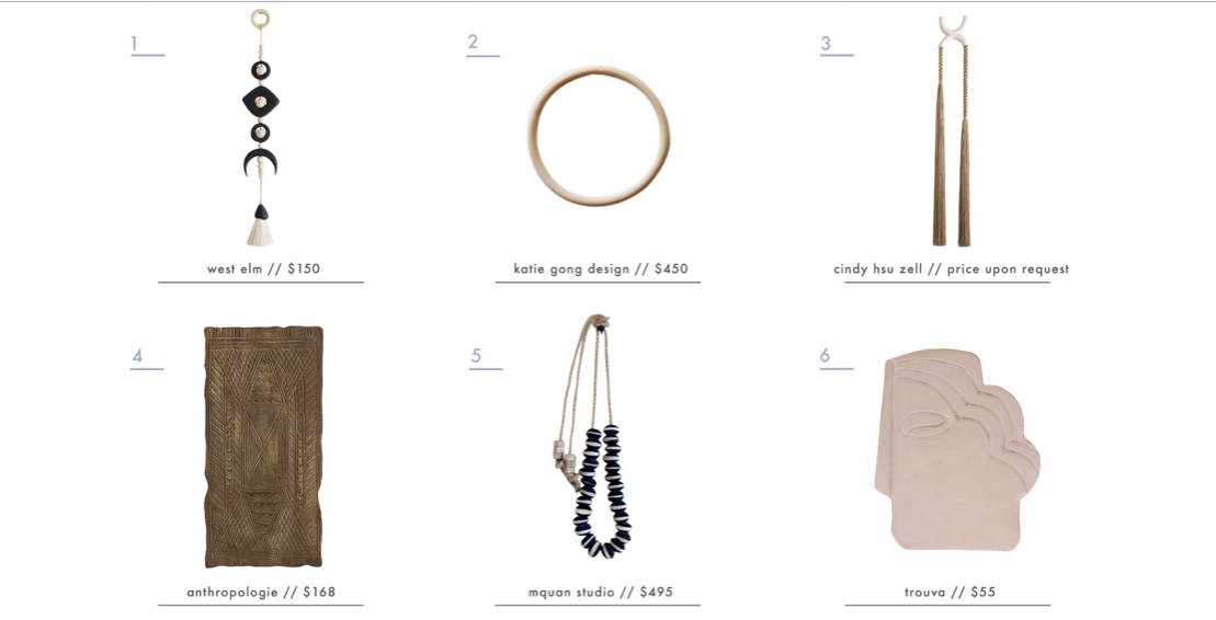 My collaborative project with Cindy Zell on Emily Hendersons blog! Entitled The Best Wall Hangings for Every Style.