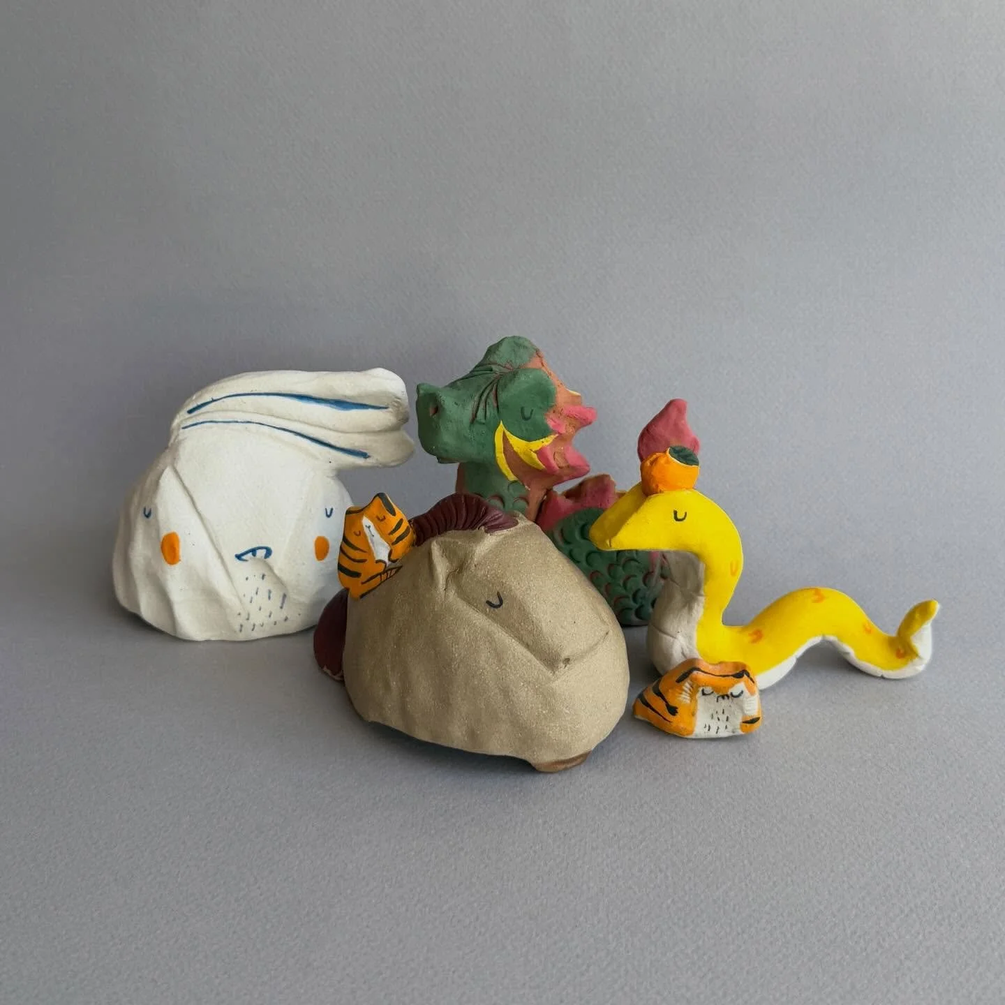 My 5th year creating @abacusrow Lunar New Year critters.  LNY shop closes Feb. 28.  Bay Area friends go see the magic that this community has made &amp; celebrate the year of the fire horse.