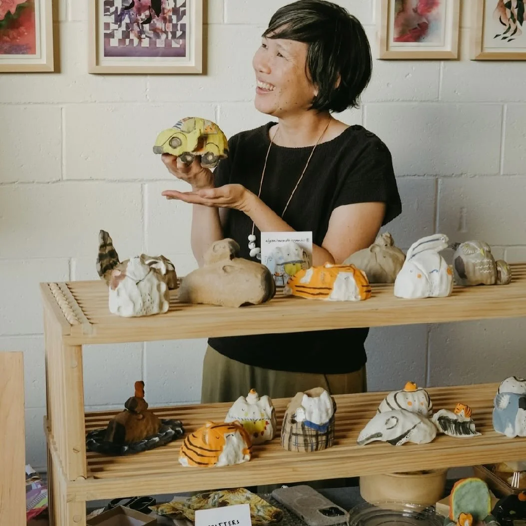 Join me this Saturday @sooki__studio Dec. 13 from 11-4!  Sooki Mart at my favorite studio!  What got me through this year was community &amp; clay.  You can&rsquo;t spell community without unity!  And when I get stressed out my sculptures get even si