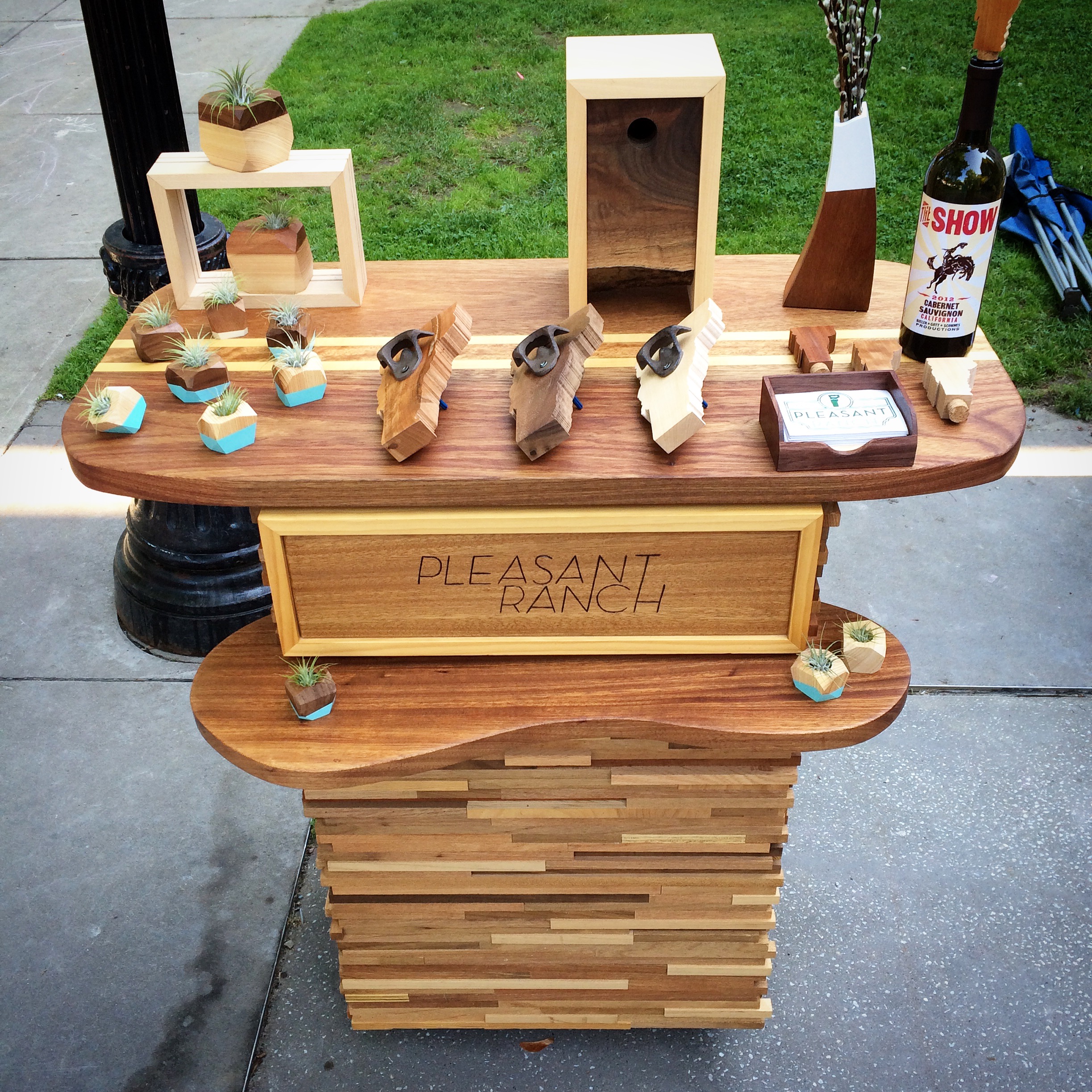 BCA Artist Market display, summer 2015.