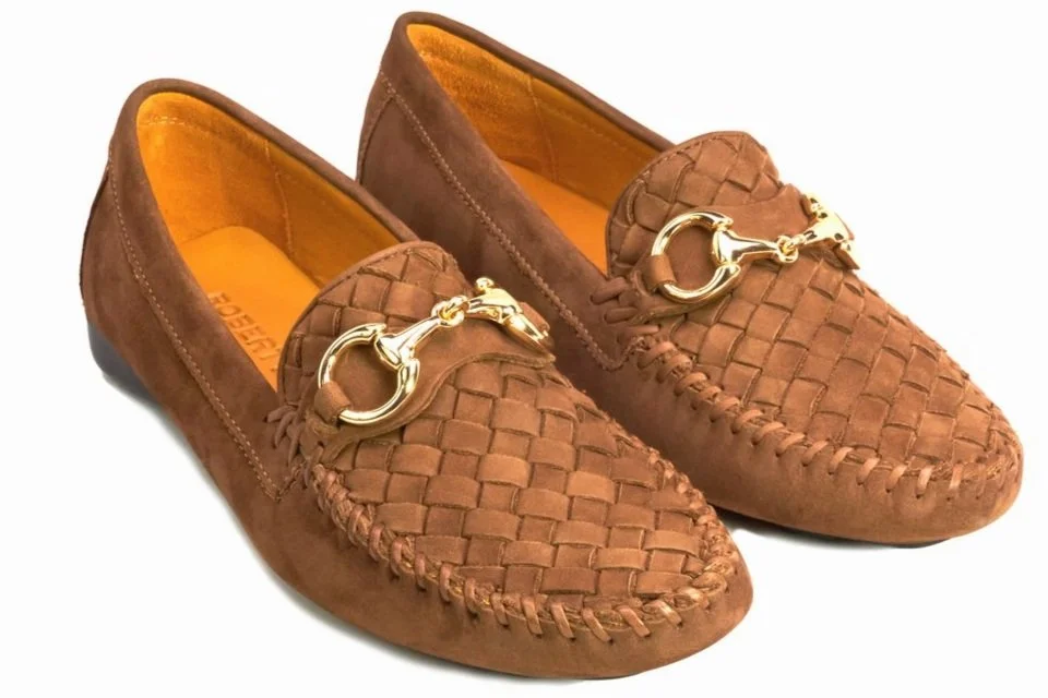 PERLATA Sigaro Suede Bit Loafers for Women — Robert Zur