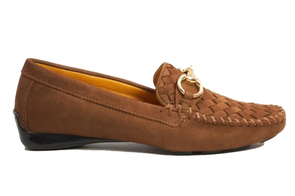 PERLATA Sigaro Suede Bit Loafers for Women — Robert Zur