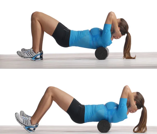 Foam Rolling Upper Back