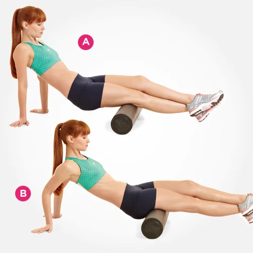 Foam Rolling Hamsting 