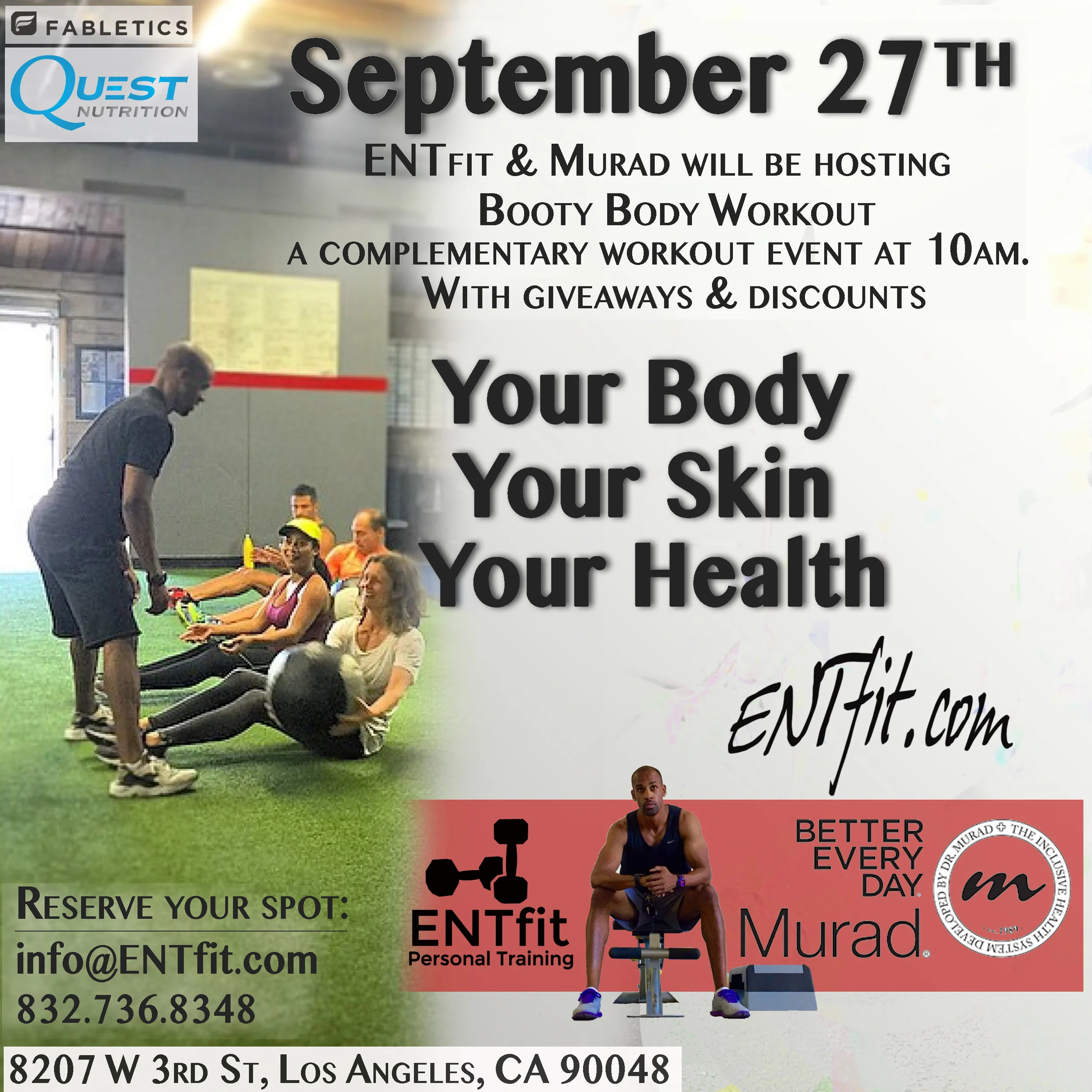 ENTfit Fitness Event - In the LA area