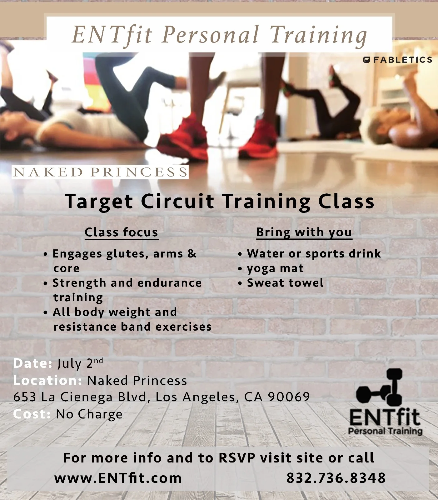 Group Fitness Class - July 2nd