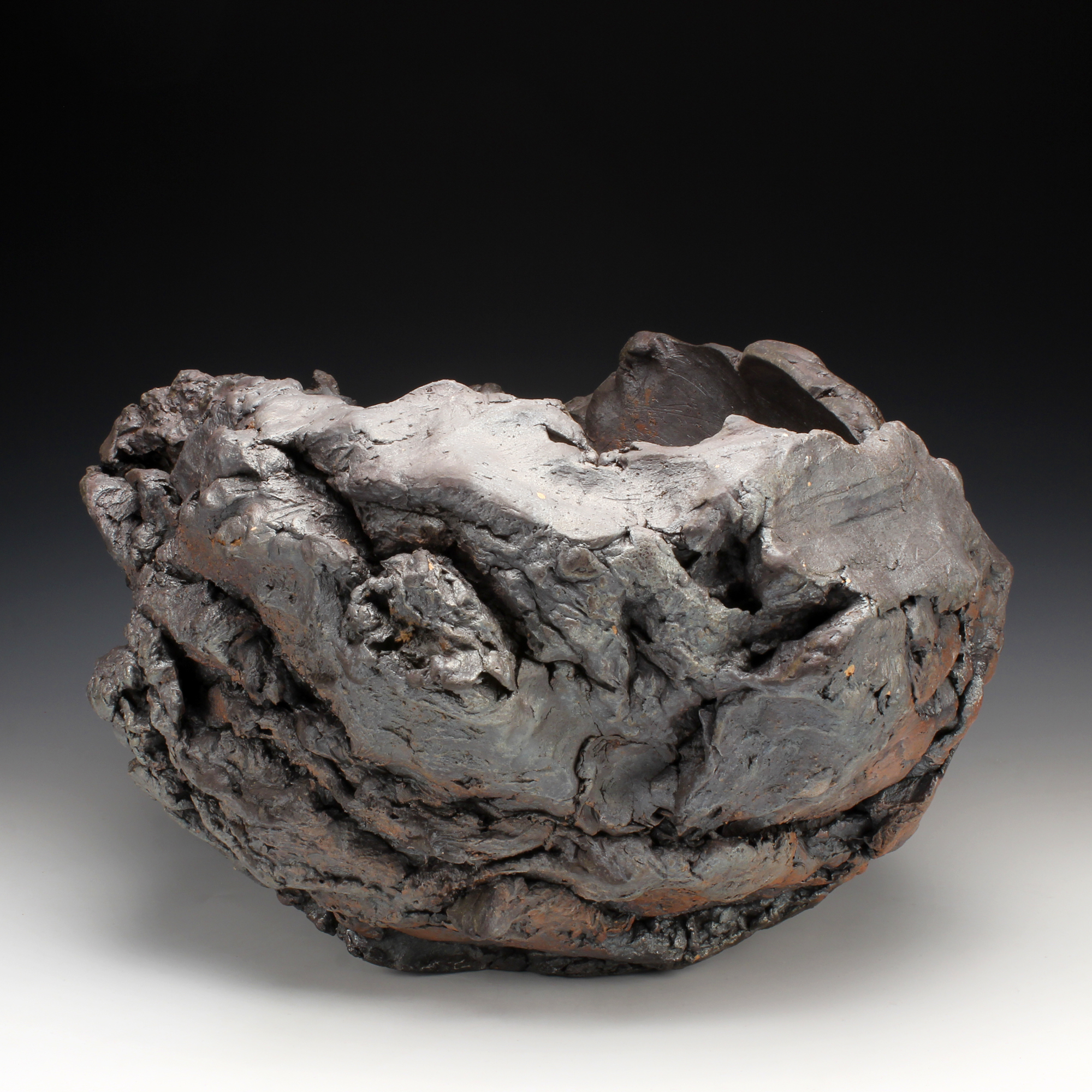 Impact Krater 12" x 17" x 16" Wood fired stoneware 2016
