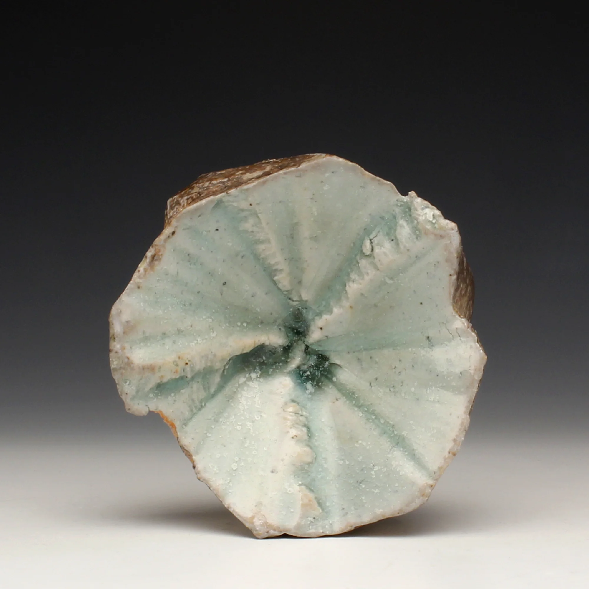 Small Crater Dish2" x 3" x 3"Wood fired porcelain, glaze2016